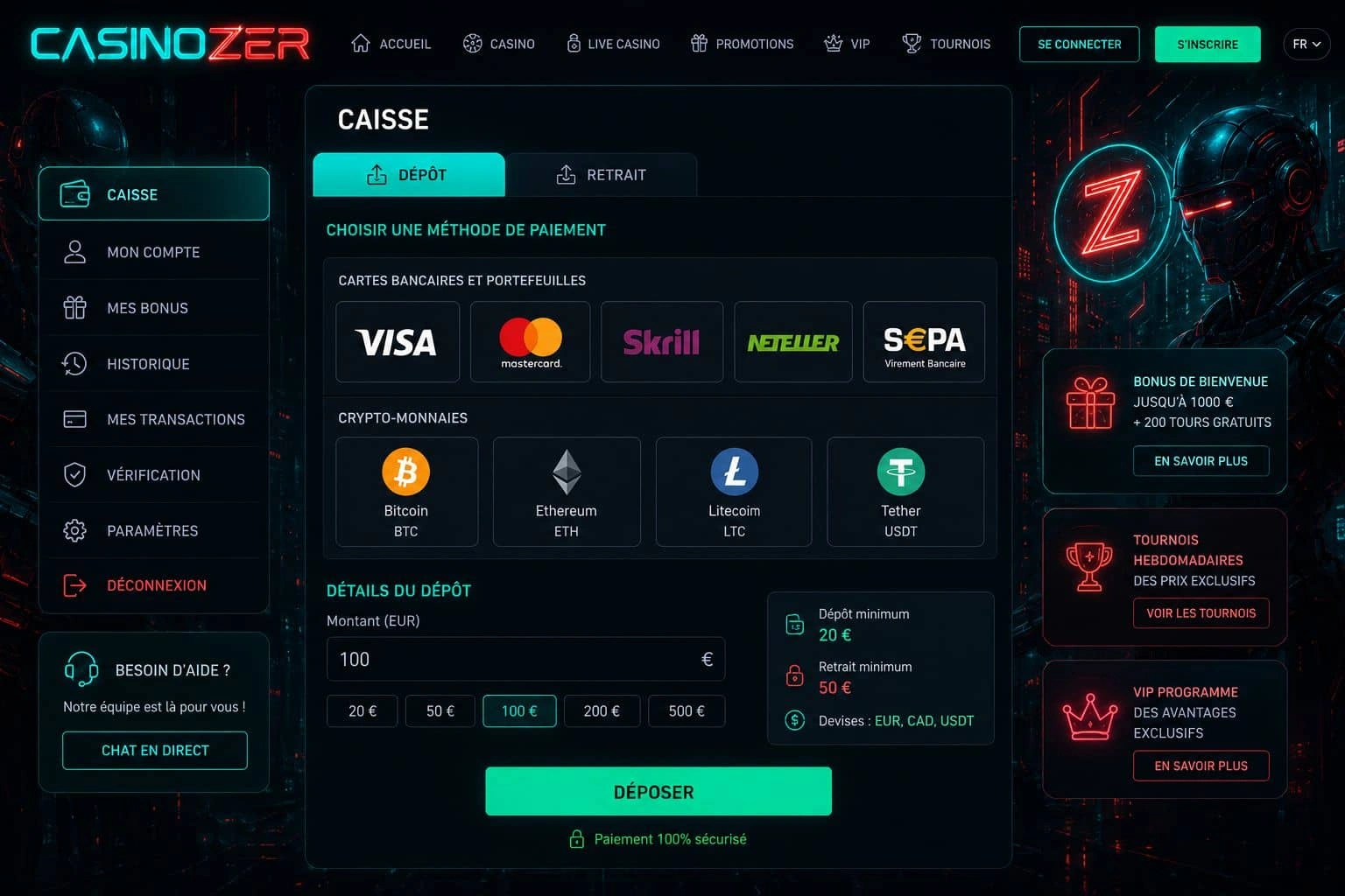 Faits intéressants — Casinozer