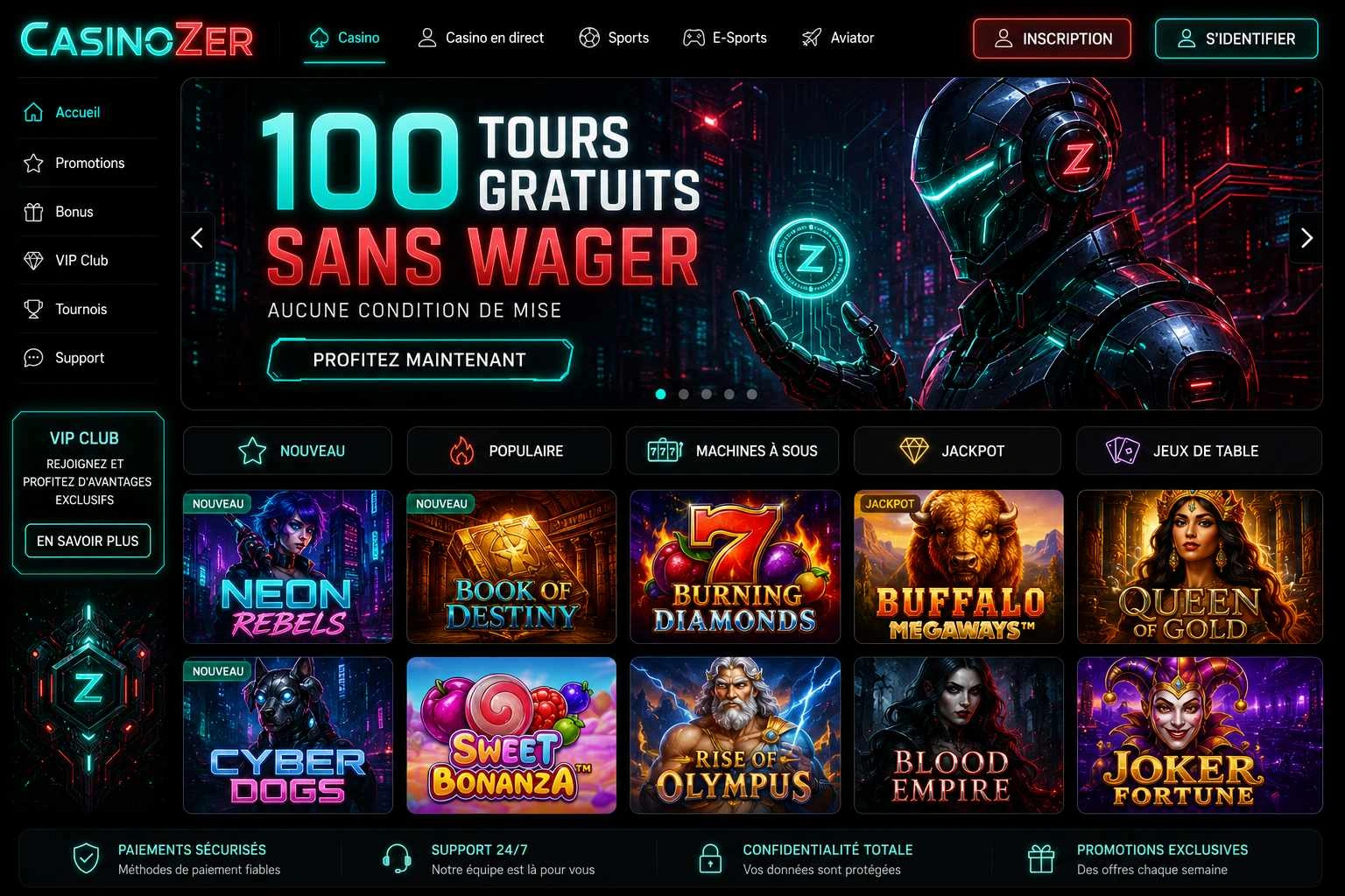 Comment j'ai testé Casinozer